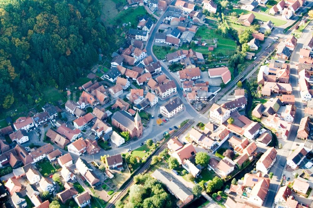 Bruchweiler-Bärenbach von oben - Ortsansicht in Bruchweiler-Bärenbach im Bundesland Rheinland-Pfalz