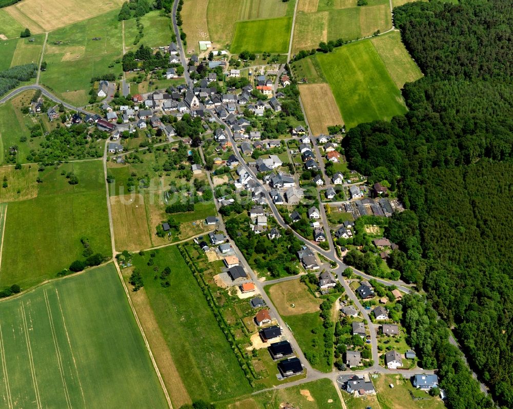 Bruschied aus der Vogelperspektive: Ortsansicht von Bruschied im Bundesland Rheinland-Pfalz