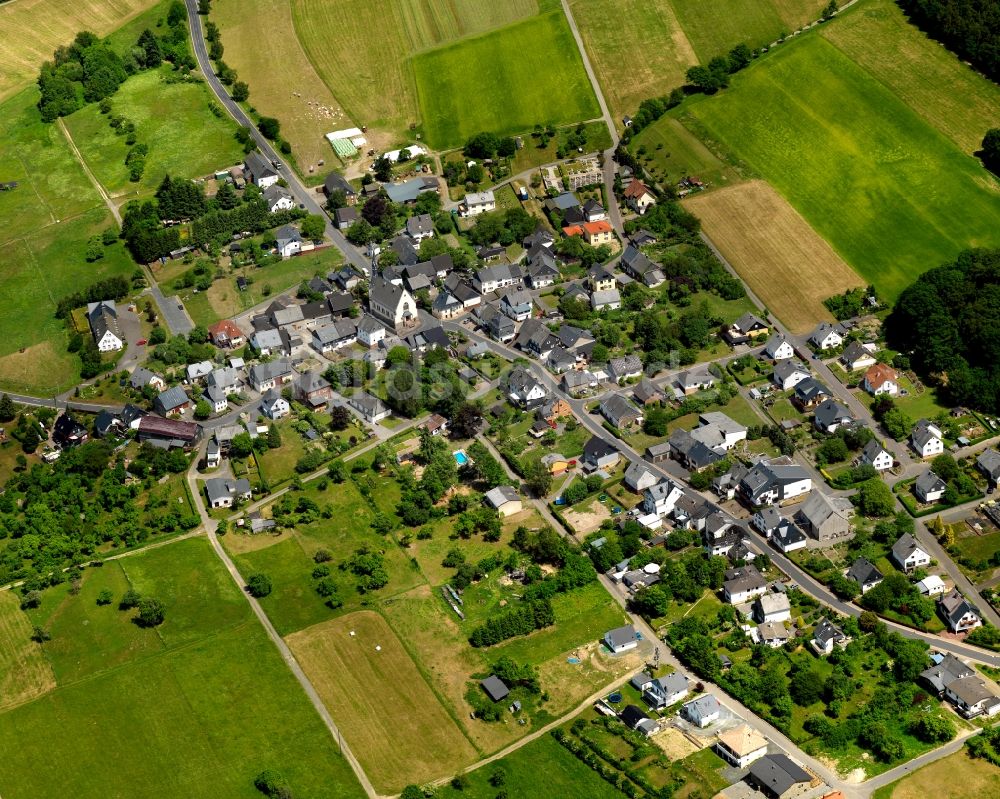 Luftbild Bruschied - Ortsansicht von Bruschied im Bundesland Rheinland-Pfalz