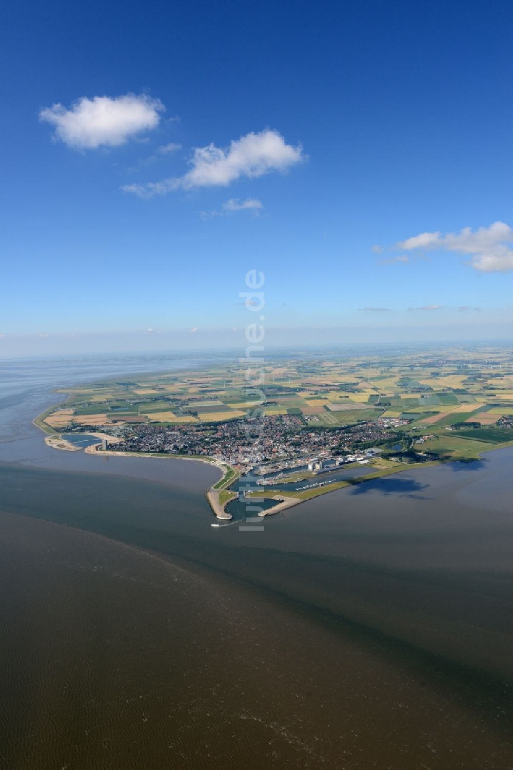 Luftbild Büsum - Ortsansicht von Büsum im Bundesland Schleswig-Holstein