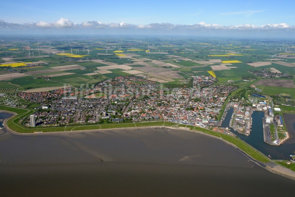 Büsum von oben - Ortsansicht von Büsum im Bundesland Schleswig-Holstein