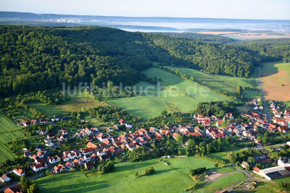 Luftaufnahme Buhla - Ortsansicht in Buhla im Bundesland Thüringen, Deutschland