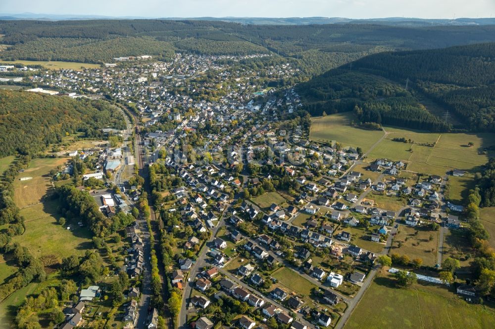 Luftbild Burbach - Ortsansicht in Burbach im Bundesland Nordrhein-Westfalen, Deutschland