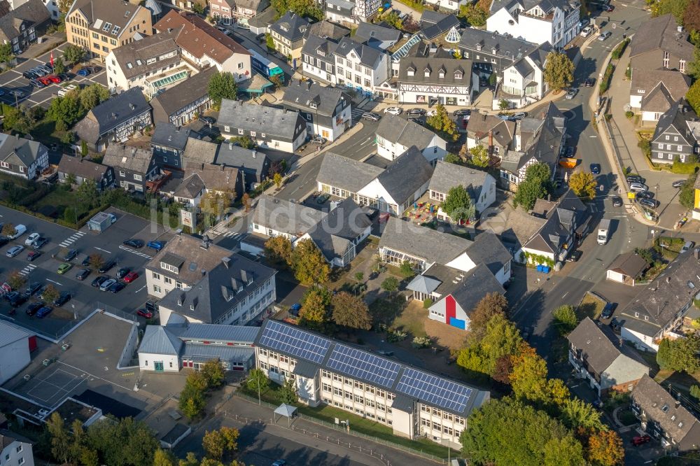 Burbach aus der Vogelperspektive: Ortsansicht in Burbach im Bundesland Nordrhein-Westfalen, Deutschland