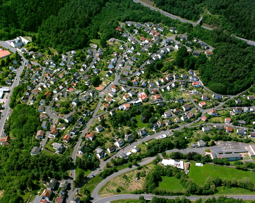 Luftaufnahme Burg - Ortsansicht in Burg im Bundesland Hessen, Deutschland