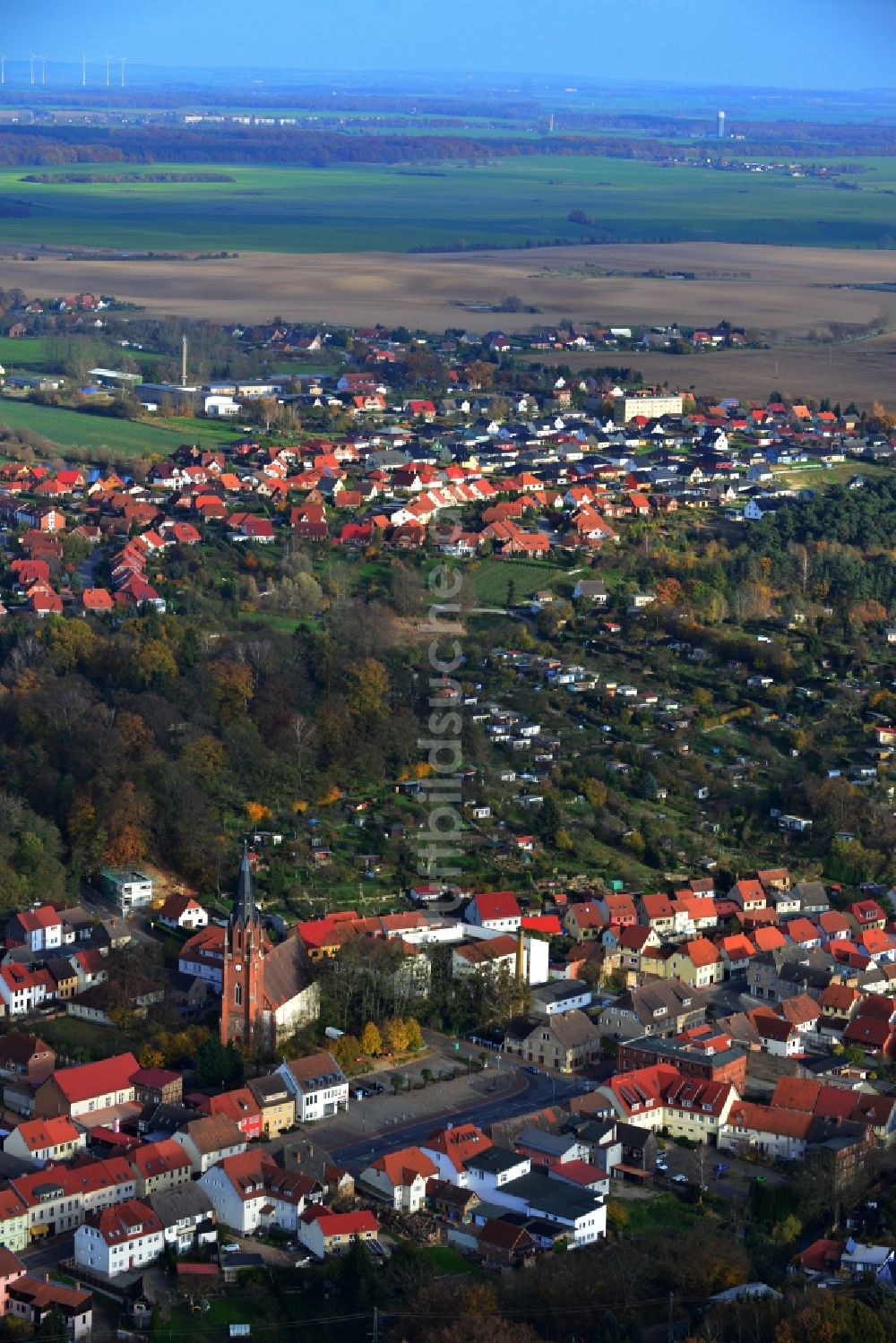 Luftaufnahme Burg Stargard - Ortsansicht von Burg Stargard im Bundesland Mecklenburg-Vorpommern