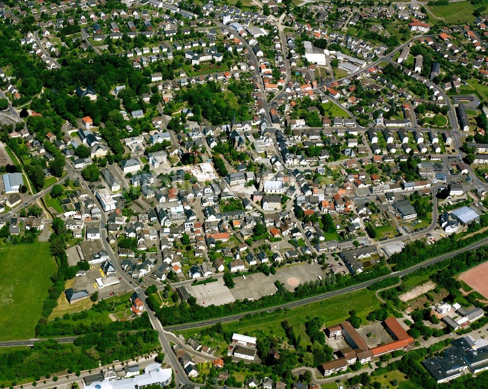 Luftaufnahme Burgbirkenfeld - Ortsansicht in Burgbirkenfeld im Bundesland Rheinland-Pfalz, Deutschland