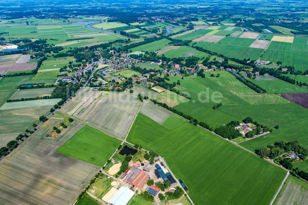 Luftbild Burweg - Ortsansicht in Burweg im Bundesland Niedersachsen, Deutschland