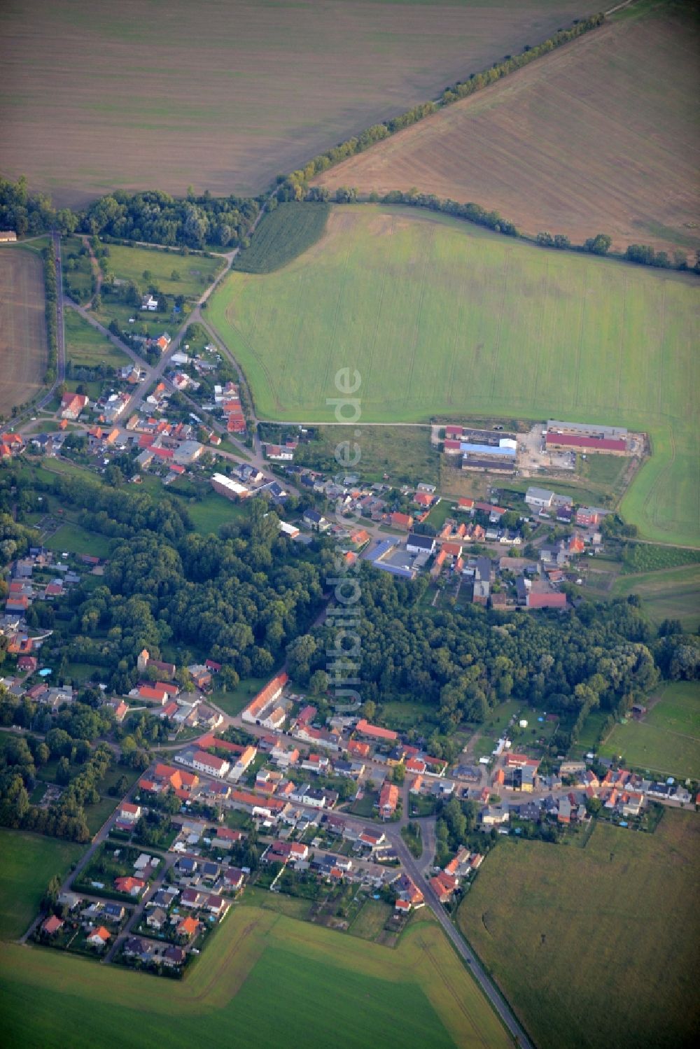 Luftaufnahme Cörmigk - Ortsansicht von Cörmigk im Bundesland Sachsen-Anhalt