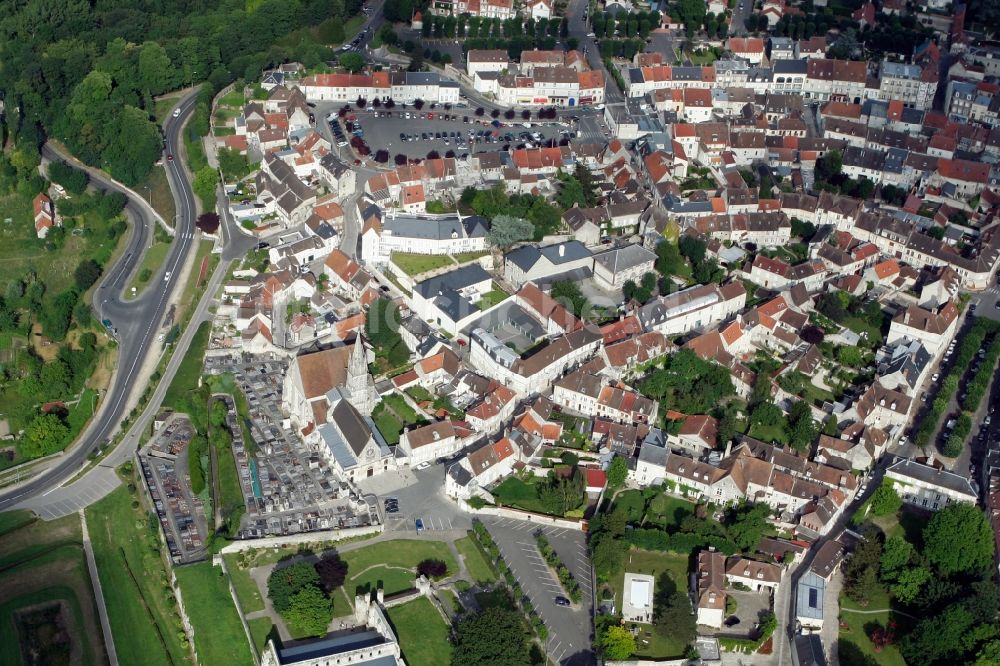 Luftbild Crépy-en-Valois - Ortsansicht von Crépy-en-Valois im Departement Oise in Frankreich