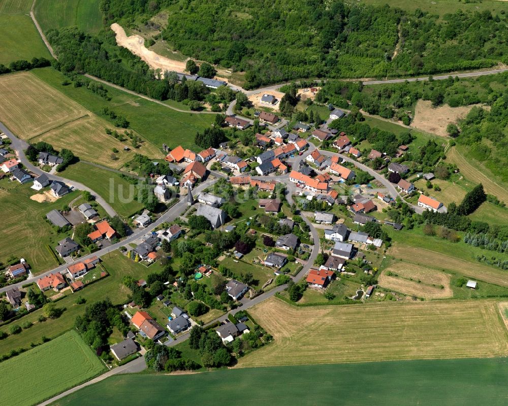 Luftbild Daubach - Ortsansicht von Daubach im Bundesland Rheinland-Pfalz