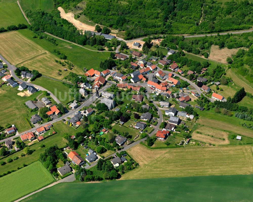 Luftaufnahme Daubach - Ortsansicht von Daubach im Bundesland Rheinland-Pfalz