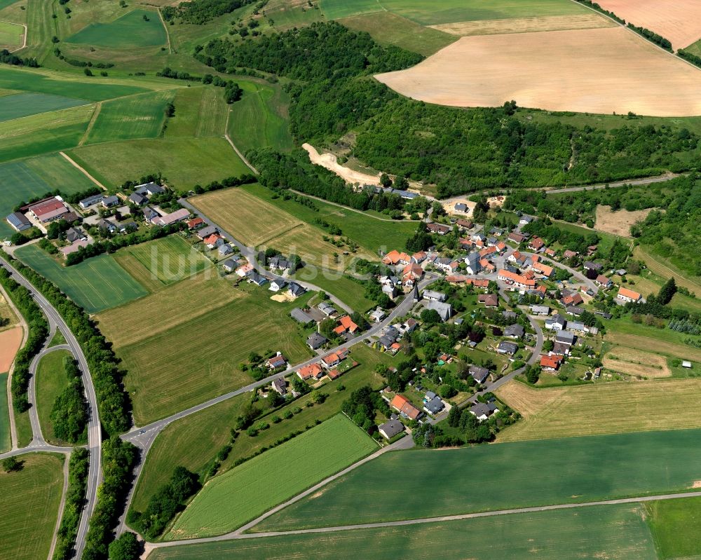 Daubach von oben - Ortsansicht von Daubach im Bundesland Rheinland-Pfalz