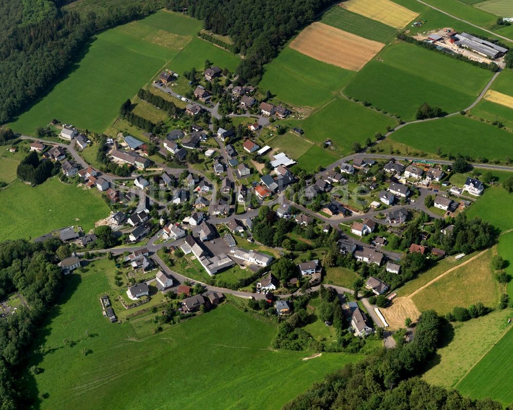 Betzdorf von oben - Ortsansicht von in Dauersberg im Bundesland Rheinland-Pfalz