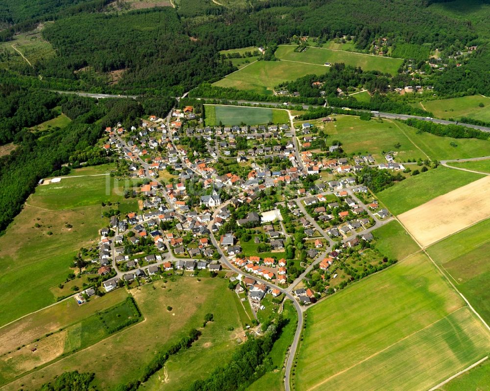 Luftbild Daxweiler - Ortsansicht von Daxweiler im Bundesland Rheinland-Pfalz