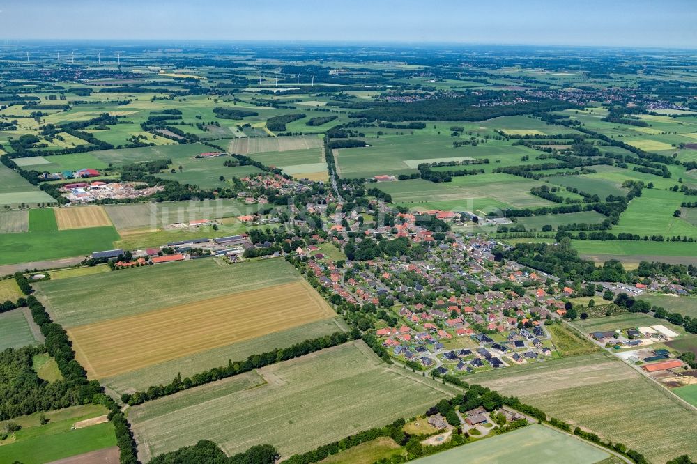 Luftaufnahme Düdenbüttel - Ortsansicht in Düdenbüttel im Bundesland Niedersachsen, Deutschland