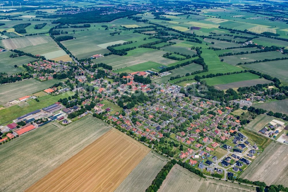 Düdenbüttel von oben - Ortsansicht in Düdenbüttel im Bundesland Niedersachsen, Deutschland