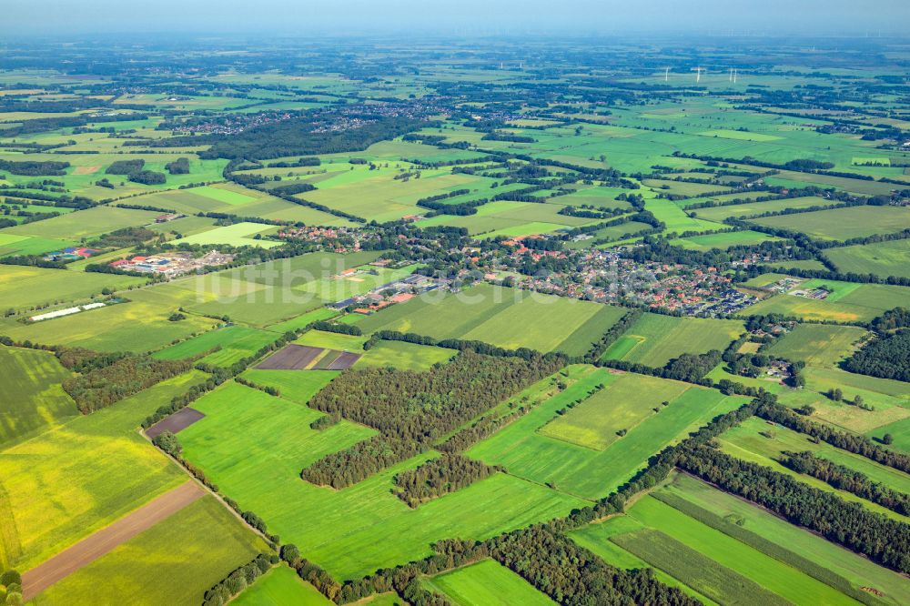 Düdenbüttel aus der Vogelperspektive: Ortsansicht in Düdenbüttel im Bundesland Niedersachsen, Deutschland