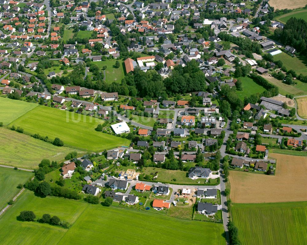 Döhlau aus der Vogelperspektive: Ortsansicht in Döhlau im Bundesland Bayern, Deutschland