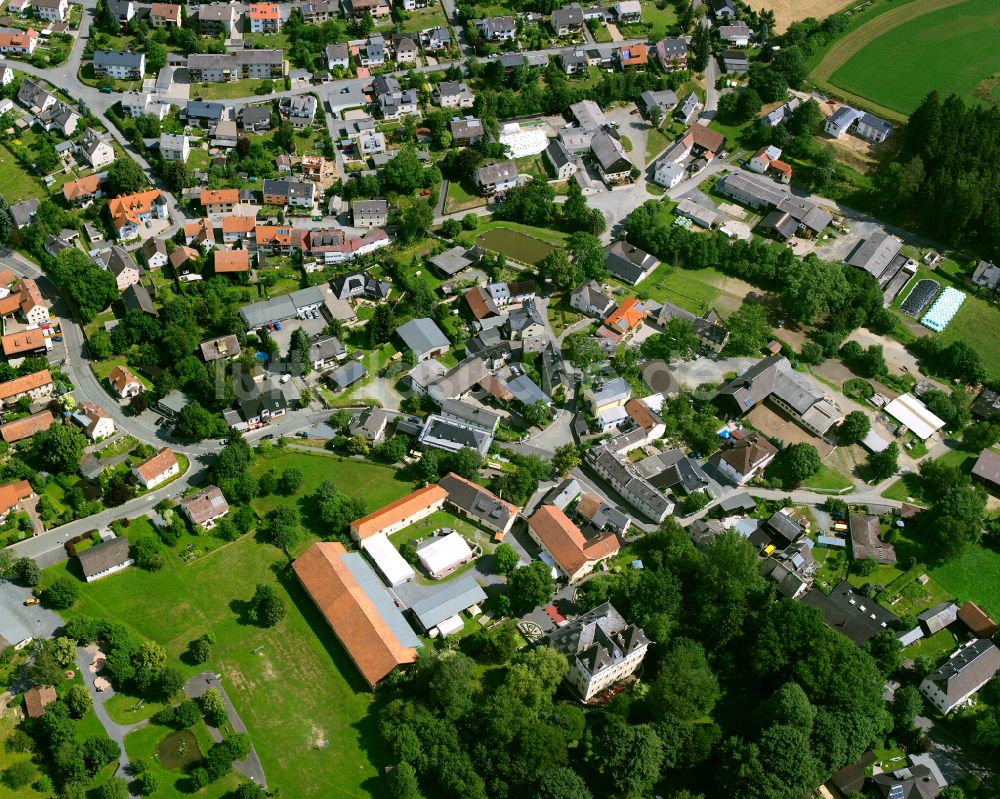 Luftaufnahme Döhlau - Ortsansicht in Döhlau im Bundesland Bayern, Deutschland