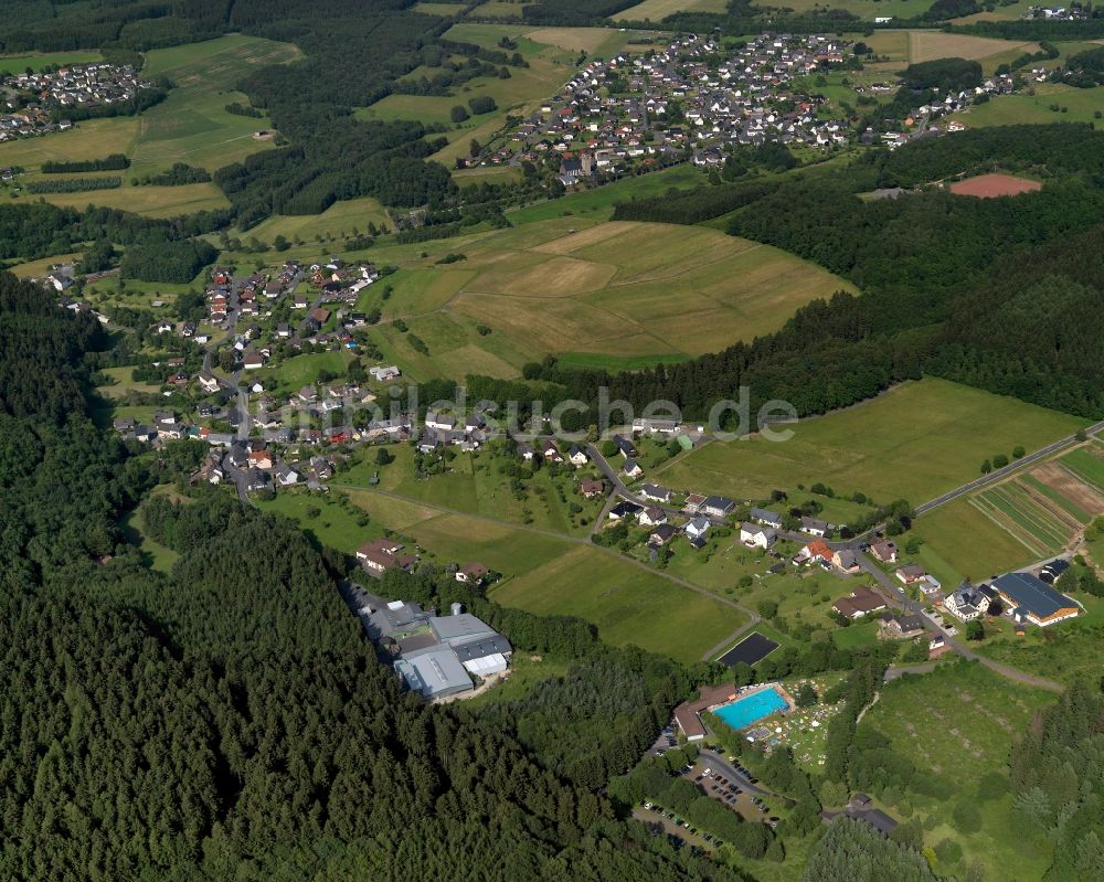 Dickendorf aus der Vogelperspektive: Ortsansicht von in Dickendorf im Bundesland Rheinland-Pfalz