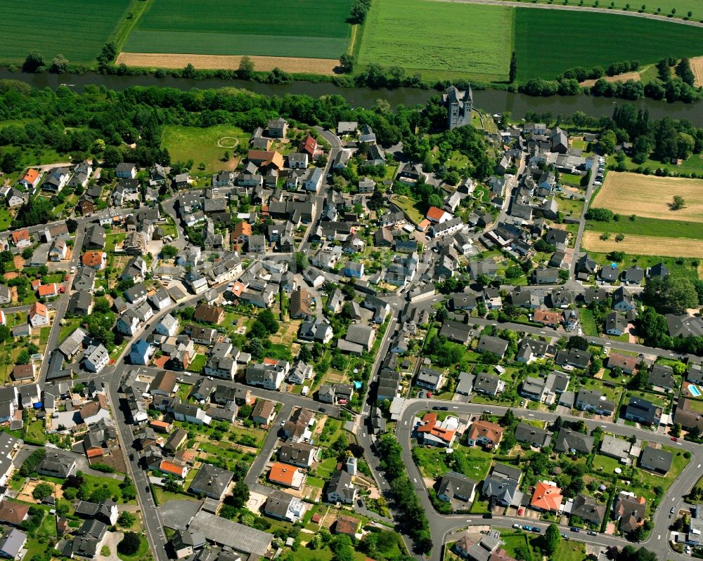 Luftaufnahme Dietkirchen - Ortsansicht in Dietkirchen im Bundesland Hessen, Deutschland