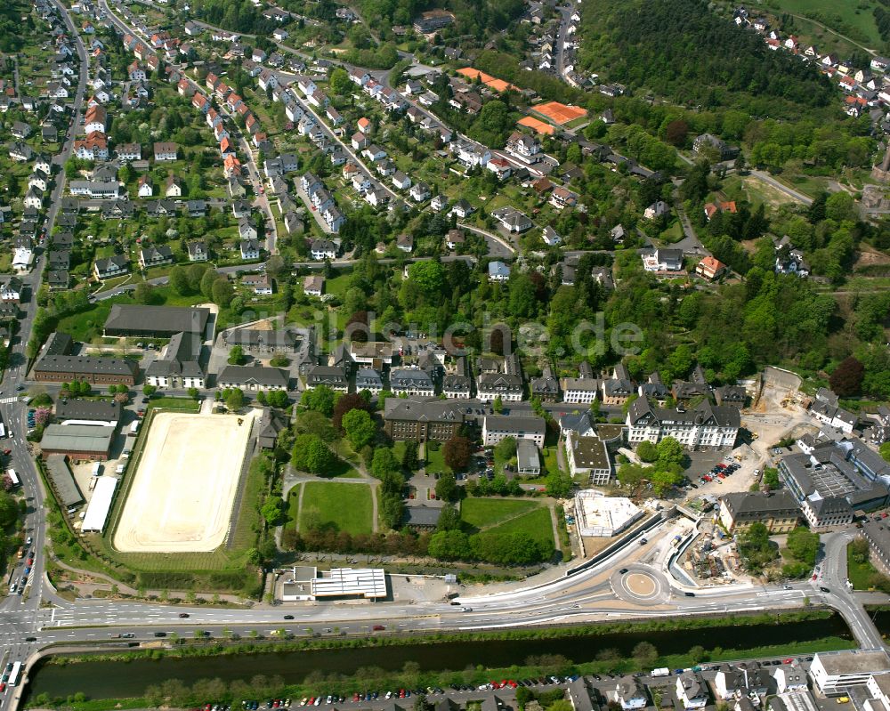 Luftbild Dillenburg - Ortsansicht in Dillenburg im Bundesland Hessen, Deutschland