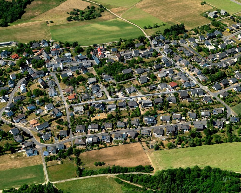 Dohr von oben - Ortsansicht von Dohr im Bundesland Rheinland-Pfalz