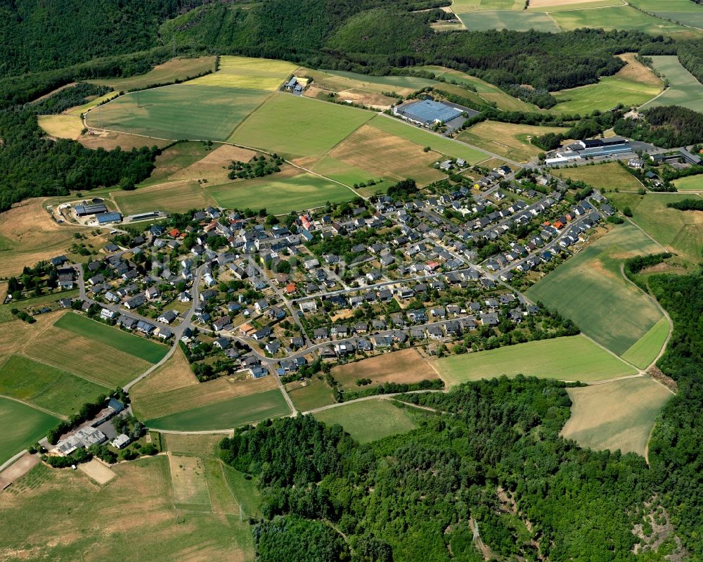 Luftbild Dohr - Ortsansicht von Dohr im Bundesland Rheinland-Pfalz