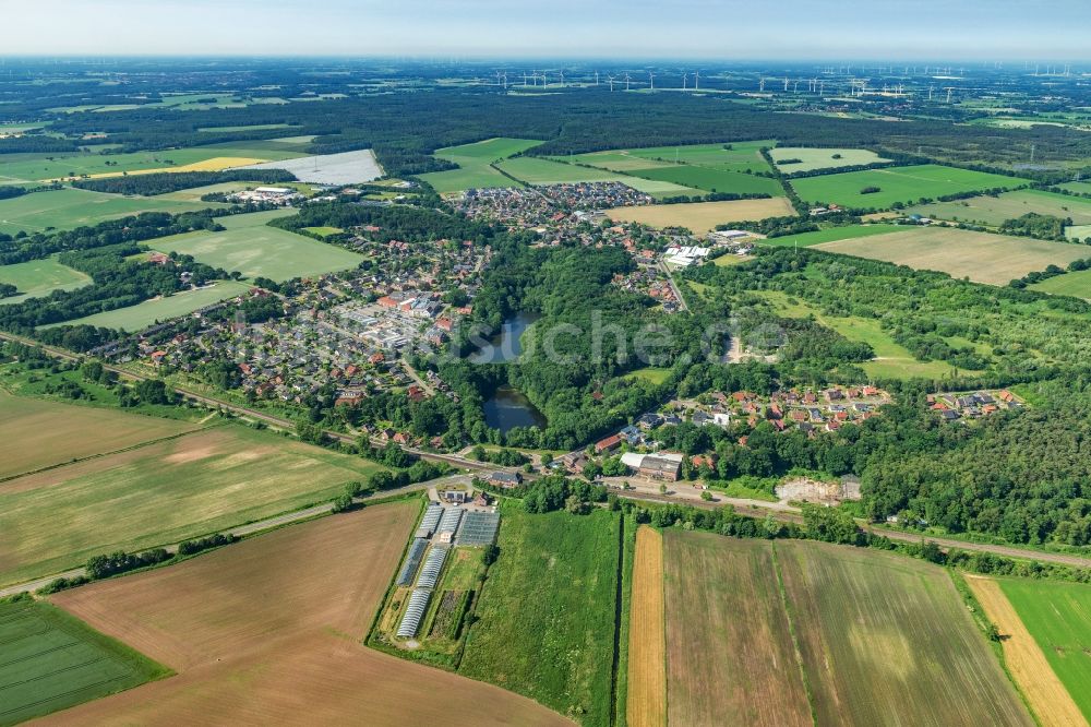 Dollern aus der Vogelperspektive: Ortsansicht in Dollern im Bundesland Niedersachsen, Deutschland