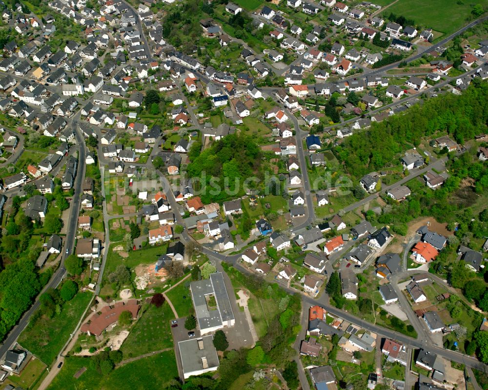 Donsbach von oben - Ortsansicht in Donsbach im Bundesland Hessen, Deutschland