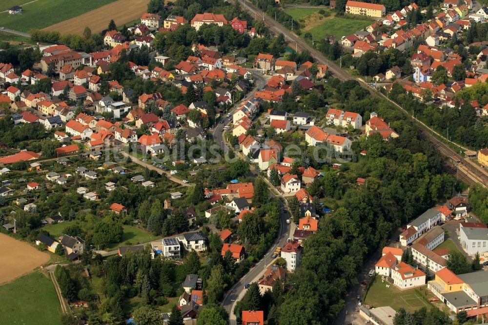 Luftaufnahme Bischleben - Ortsansicht des Dorfes Bischleben in Thüringen