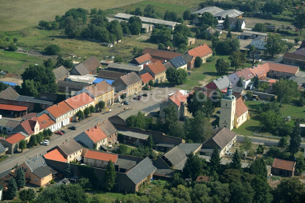 Luftbild Stülpe - Ortsansicht des Dorfes Stülpe im Bundesland Brandenburg