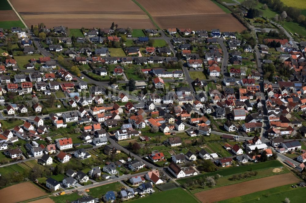 Dornholzhausen aus der Vogelperspektive: Ortsansicht in Dornholzhausen im Bundesland Hessen