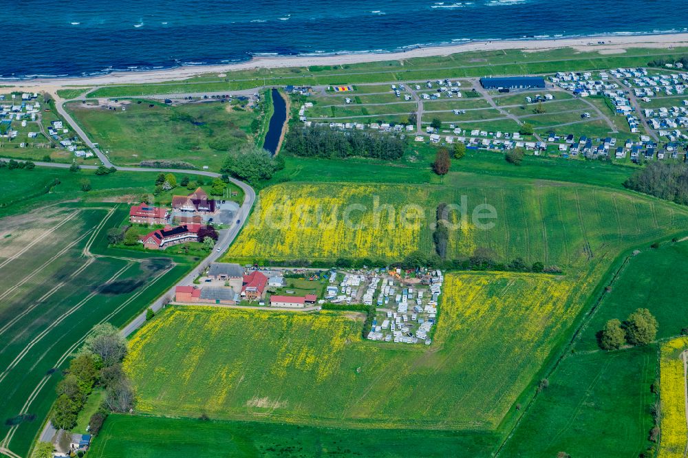 Hasselberg von oben - Ortsansicht von Drecht im Bundesland Schleswig-Holstein, Deutschland