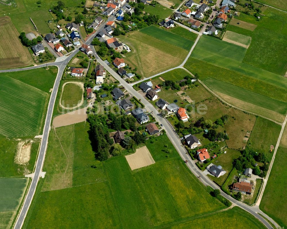 Dörrebach von oben - Ortsansicht von Dörrebach im Bundesland Rheinland-Pfalz