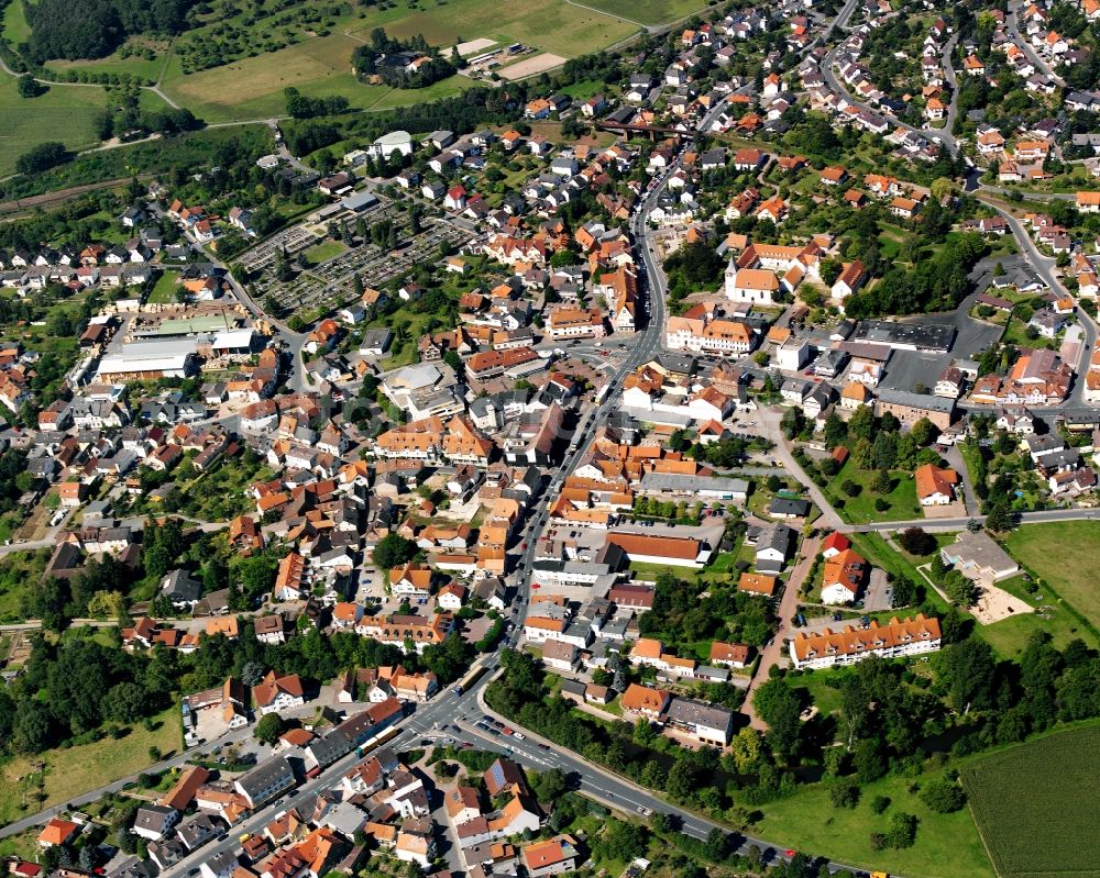 Dusenbach aus der Vogelperspektive: Ortsansicht in Dusenbach im Bundesland Hessen, Deutschland