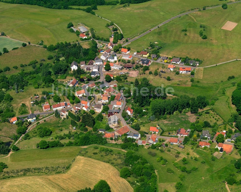 Eckersweiler von oben - Ortsansicht von Eckersweiler im Bundesland Rheinland-Pfalz