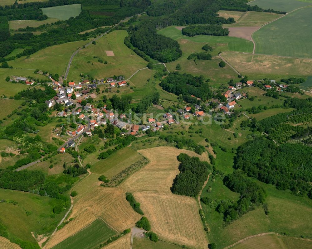 Eckersweiler aus der Vogelperspektive: Ortsansicht von Eckersweiler im Bundesland Rheinland-Pfalz