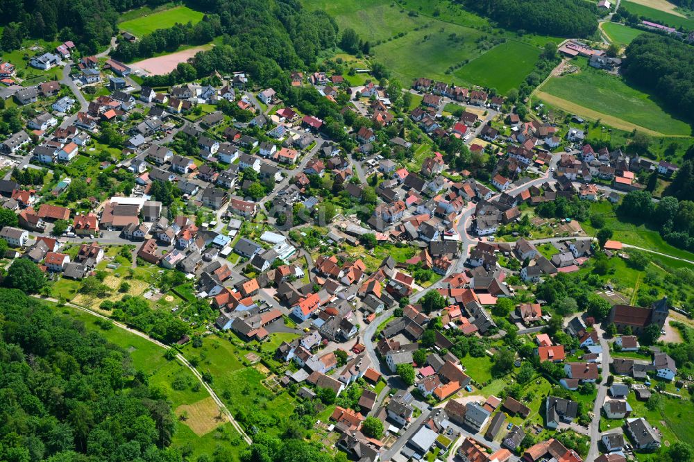 Luftaufnahme Eichenberg - Ortsansicht in Eichenberg im Bundesland Bayern, Deutschland