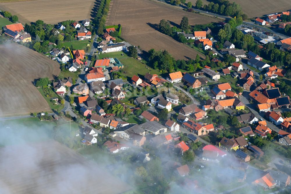 Eimen aus der Vogelperspektive: Ortsansicht in Eimen im Bundesland Niedersachsen, Deutschland