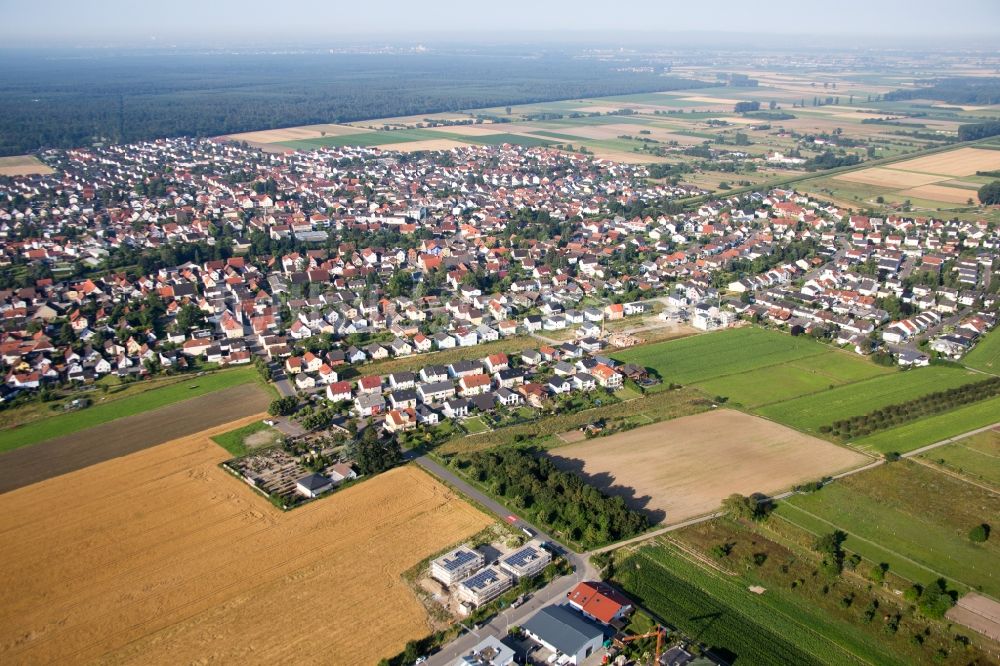 Luftbild Einhausen - Ortsansicht in Einhausen im Bundesland Hessen, Deutschland