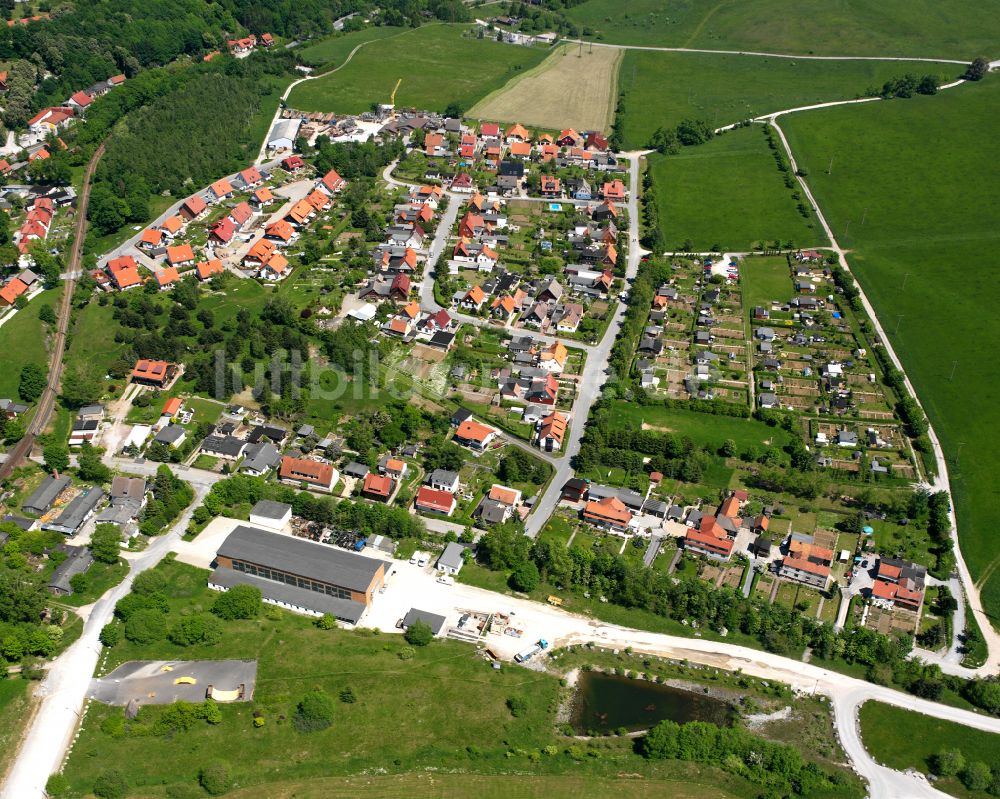 Luftaufnahme Elbingerode (Harz) - Ortsansicht in Elbingerode (Harz) im Bundesland Sachsen-Anhalt, Deutschland