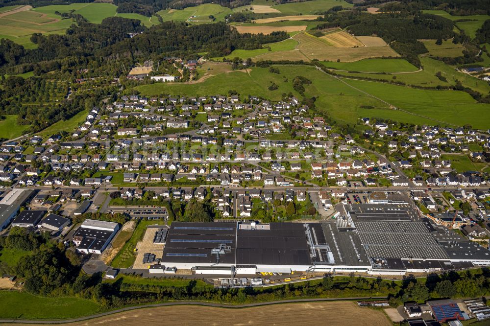 Luftaufnahme Elspe - Ortsansicht in Elspe im Bundesland Nordrhein-Westfalen, Deutschland