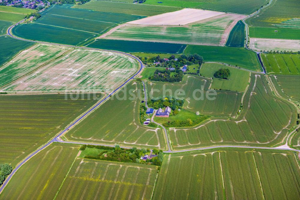 Emmelsbüll-Horsbüll aus der Vogelperspektive: Ortsansicht in Emmelsbüll-Horsbüll im Bundesland Schleswig-Holstein, Deutschland