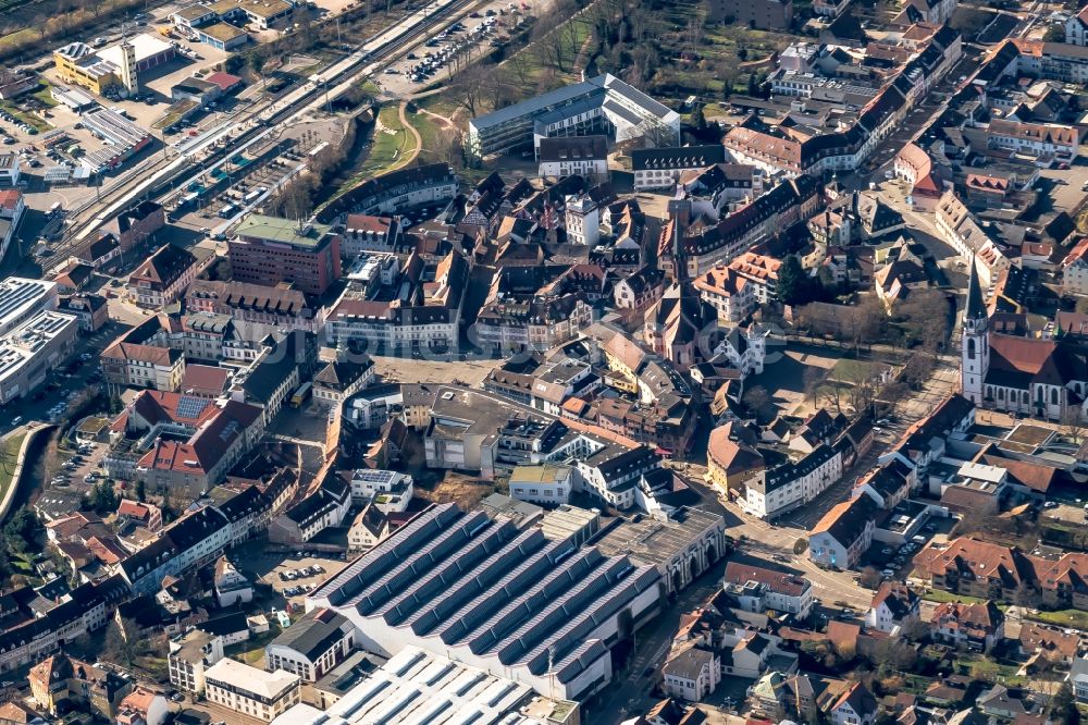 Emmendingen von oben - Ortsansicht in Emmendingen im Bundesland Baden-Württemberg, Deutschland