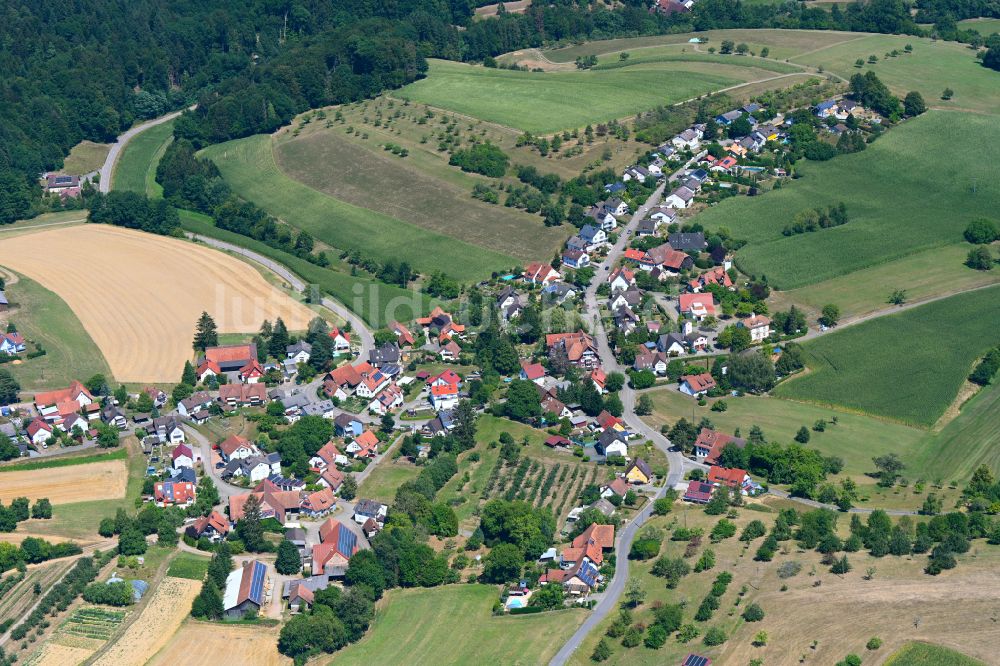 Emmendingen von oben - Ortsansicht in Emmendingen im Bundesland Baden-Württemberg, Deutschland