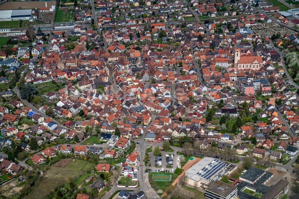 Luftbild Endingen Am Kaiserstuhl - Ortsansicht In Endingen Am ...