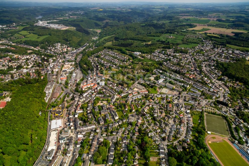 Luftbild Ennepetal - Ortsansicht in Ennepetal im Bundesland Nordrhein-Westfalen, Deutschland