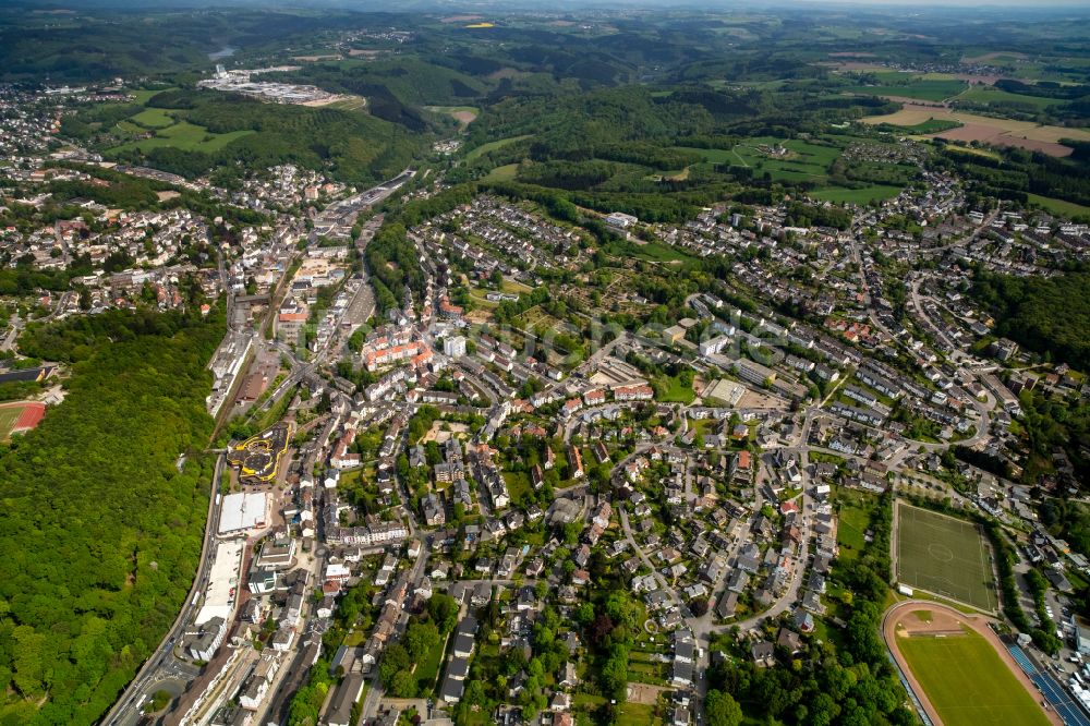 Luftaufnahme Ennepetal - Ortsansicht in Ennepetal im Bundesland Nordrhein-Westfalen, Deutschland